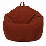 Pouf a Pera XL 110x120 Terracotta - Sfoderabile & Impermeabile (Garni Perle)
