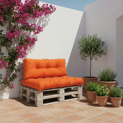 Ensemble Coussins Palette 120x80 Orange - vue principale
