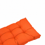 Set Cuscini Trapuntati 60x60 Arancione - Spesso 15cm & Morbido (Seduta + Schienale)