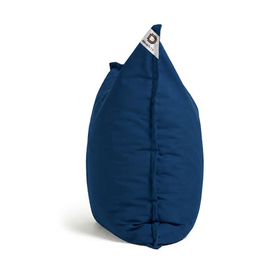 Fodera Pouf XL 120x80 Blu Petrolio - (Fodera da Riempire - Interno/Esterno)