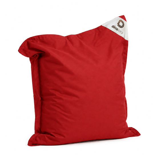 Fodera Pouf XL 120x80 Rosso Peperoncino - (Fodera da Riempire - Interno/Esterno)