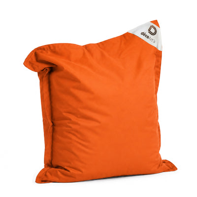 Fodera Pouf XL 120x80 Arancione - (Fodera da Riempire - Interno/Esterno)