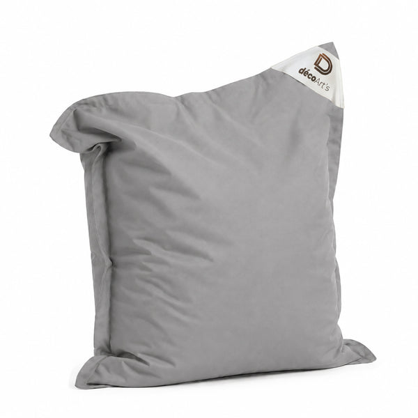 Fodera Pouf XL 120x80 Grigio Ciottolo - (Fodera da Riempire - Interno/Esterno)