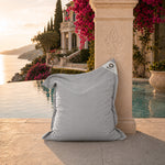 Fodera Pouf XL 120x80 Grigio Ciottolo - (Fodera da Riempire - Interno/Esterno)