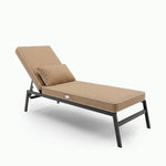 Materassino Premium Lettino 190x60 Moka - Spessore 10cm & Poggiatesta (Sfoderabile)