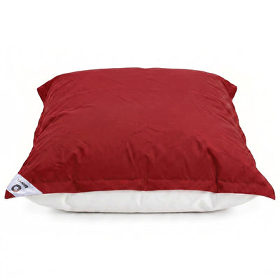 Fodera Pouf Galleggiante XXL 180x140 Rosso Peperoncino - (Fodera da Riempire - Spécial Piscina)