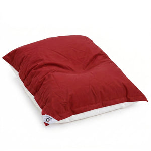 Fodera Pouf Galleggiante XXL 180x140 Rosso Peperoncino - (Fodera da Riempire - Spécial Piscina)