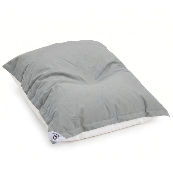 Fodera Pouf Galleggiante XXL 180x140 Grigio Ciottolo - (Fodera da Riempire - Spécial Piscina)