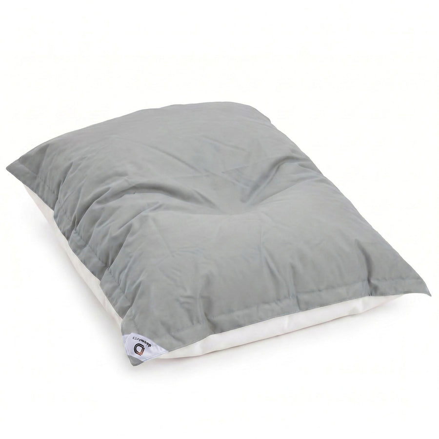Fodera Pouf Galleggiante XXL 180x140 Grigio Ciottolo, tessuto anti-UV e idrorepellente