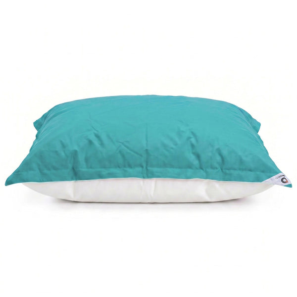 Fodera Pouf Galleggiante XXL 180x140 Blu Caraibi - (Fodera da Riempire - Spécial Piscina)