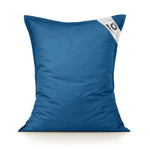 Housse pour Pouf Géant XL 120x80cm Intérieur et Extérieur - Bleu pétrole - Deco-arts.fr