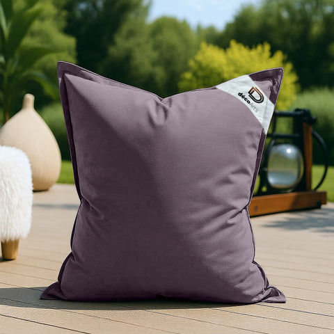 Copertura per Pouf Gigante XL 120x80cm Interno ed Esterno - Grigio carbone