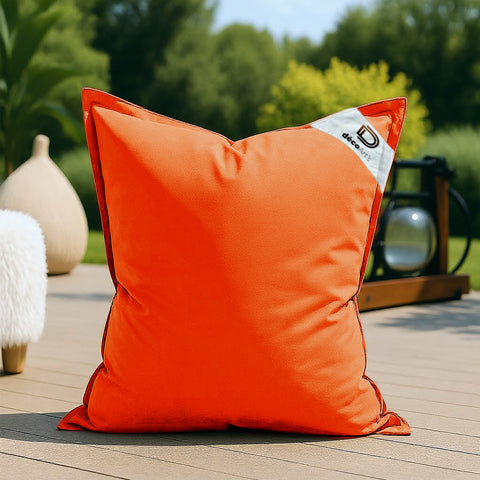 Copertura per Pouf Gigante XL 120x80cm Interno ed Esterno - Arancione