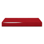Set Cuscini Salotto da Giardino 100x50 Rosso - Sfoderabile & Anti-UV (1 Seduta + 2 Schienali)