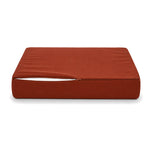 Set Cuscini Salotto da Giardino 60x60 Terracotta - Sfoderabile & Anti-UV (Seduta + Schienale)