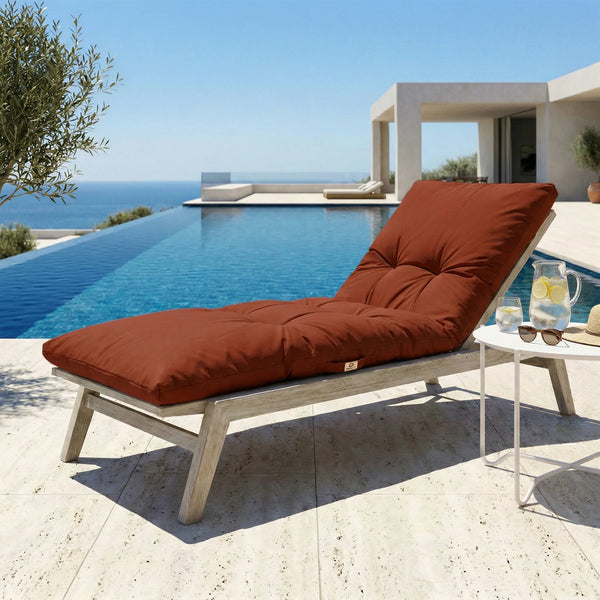 Matelas Bain de Soleil 185x55 Terracotta - vue principale