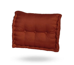 Cuscino schienale per pallet imbottito in Poliestere Terracotta 60x40x15cm