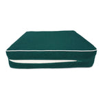 Set Cuscini Premium 50x50 Verde Smeraldo - Spesso 12cm & Finitura con Profilo