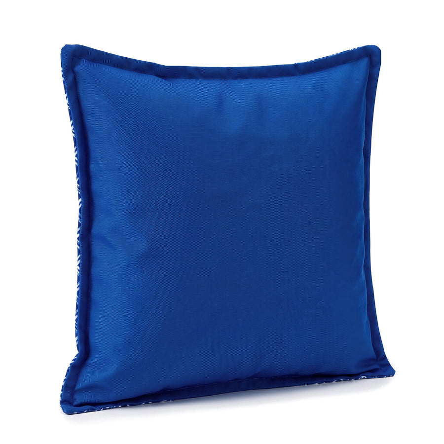 Cuscino decorativo 45x45 motivo Nautico Blu, retro blu reale tinta unita