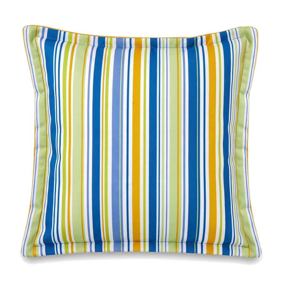 Cuscino decorativo 45x45 motivo Righe Solari, vista frontale