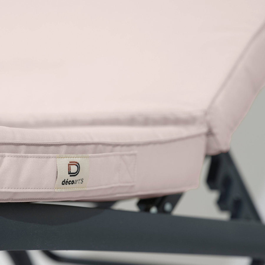 Materassino Lettino Prendisole 185x60 Grigio Ciottolo, tessuto anti-UV e idrorepellente