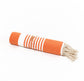Fouta en coton arthur 100x200cm orange - Deco-arts.fr