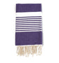 Fouta en coton arthur 100x200cm violet - Deco-arts.fr