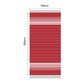 Fouta en coton miami 100x200cm rouge - Deco-arts.fr