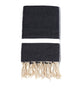 Fouta en coton tissage nid d&