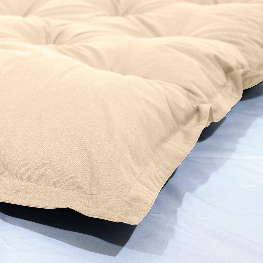 Materasso da Pavimento XXL 195x100 Beige, tessuto idrorepellente