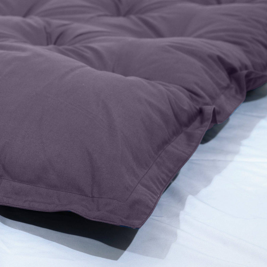 Materasso da Pavimento XXL 195x100 Grigio Carbone, tessuto idrorepellente