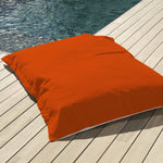 Housse pour Pouf Géant XXL 180x140cm Flottant pour Piscine - Orange - Deco-arts.fr
