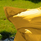 Housse pour Pouf Géant XXL 180x140cm Intérieur et Extérieur - Jaune miel - Deco-arts.fr