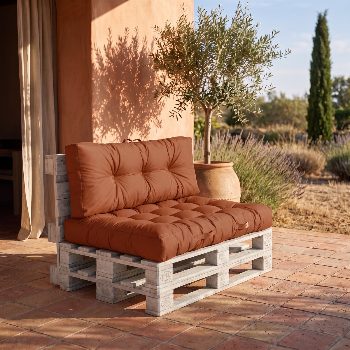 Cuscini per pallet capitonné