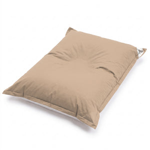 Fodera Pouf Galleggiante XXL 180x140 Beige - (Fodera da Riempire - Spécial Piscina)