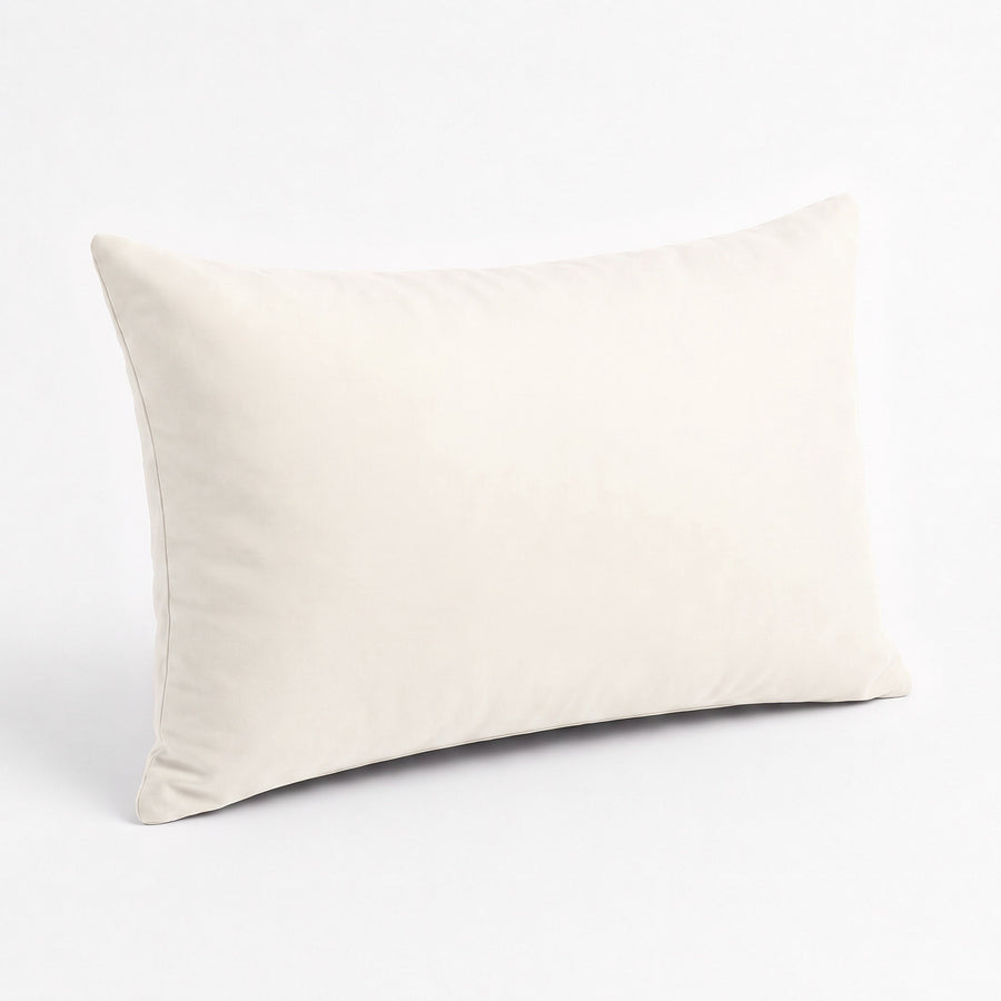 Cuscino d'accento 60x35 Bianco Sporco, vista frontale