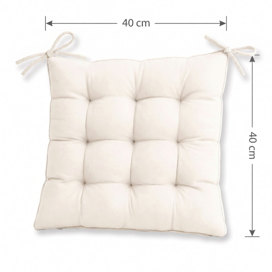 Dimensioni del cuscino per sedia: 40 x 40 cm