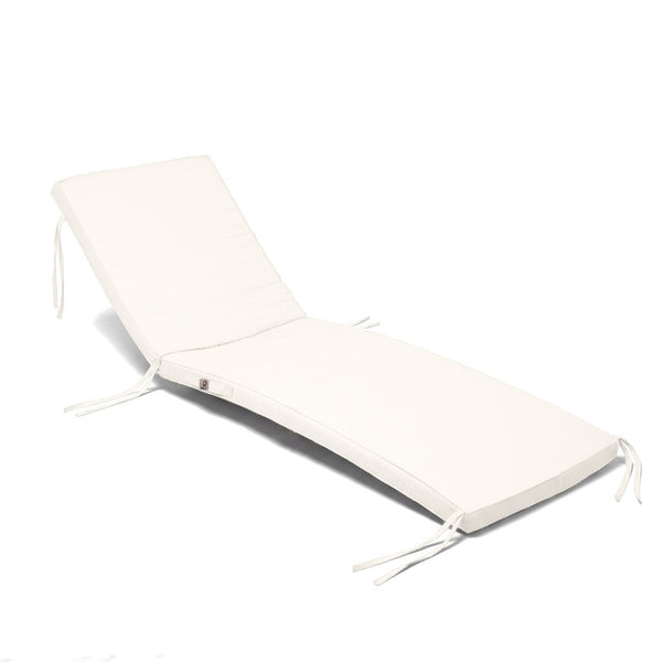 Materassino lettino prendisole 185x60 Bianco Sporco con lacci, su fondo bianco