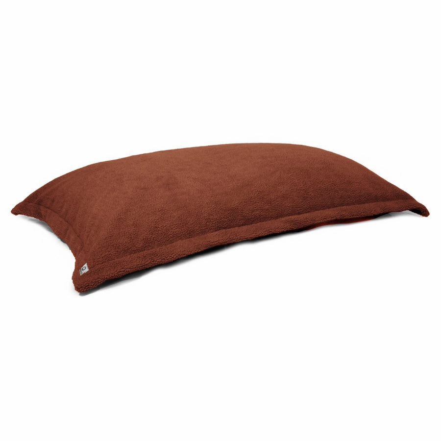 Pouf Cuscino Gigante XL 150x100 Terracotta, imbottitura in fiocchi di schiuma